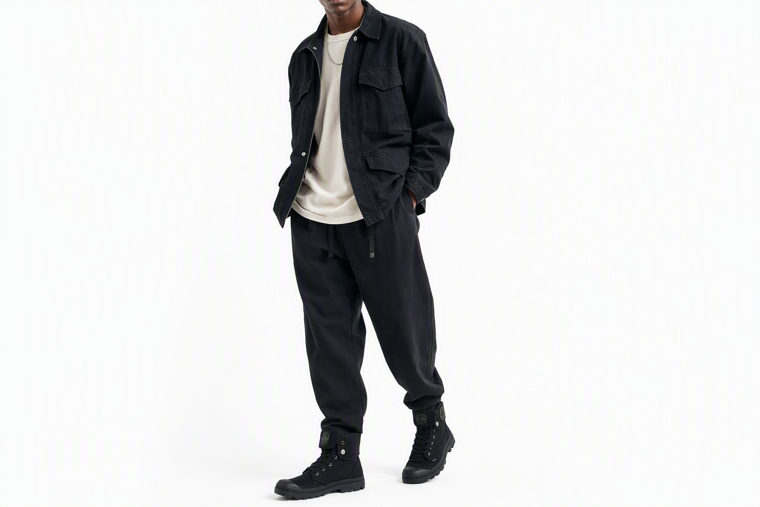 Order Palladium Baggy 高筒兩穿戶外靴 黑色