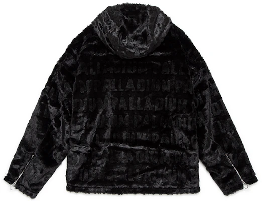 PALLADIUM 黑色滿版Logo印花拉鏈連帽外套 男女適用 177396-008 Buy PALLADIUM 黑色滿版Logo印花拉鏈連帽外套 男女適用 177396-008