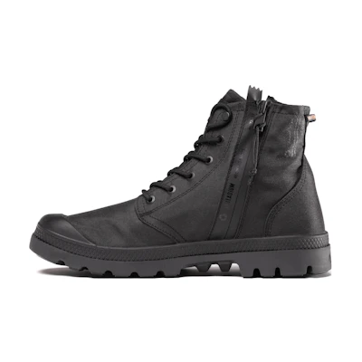 Palladium Canvas High-Top 'Black'