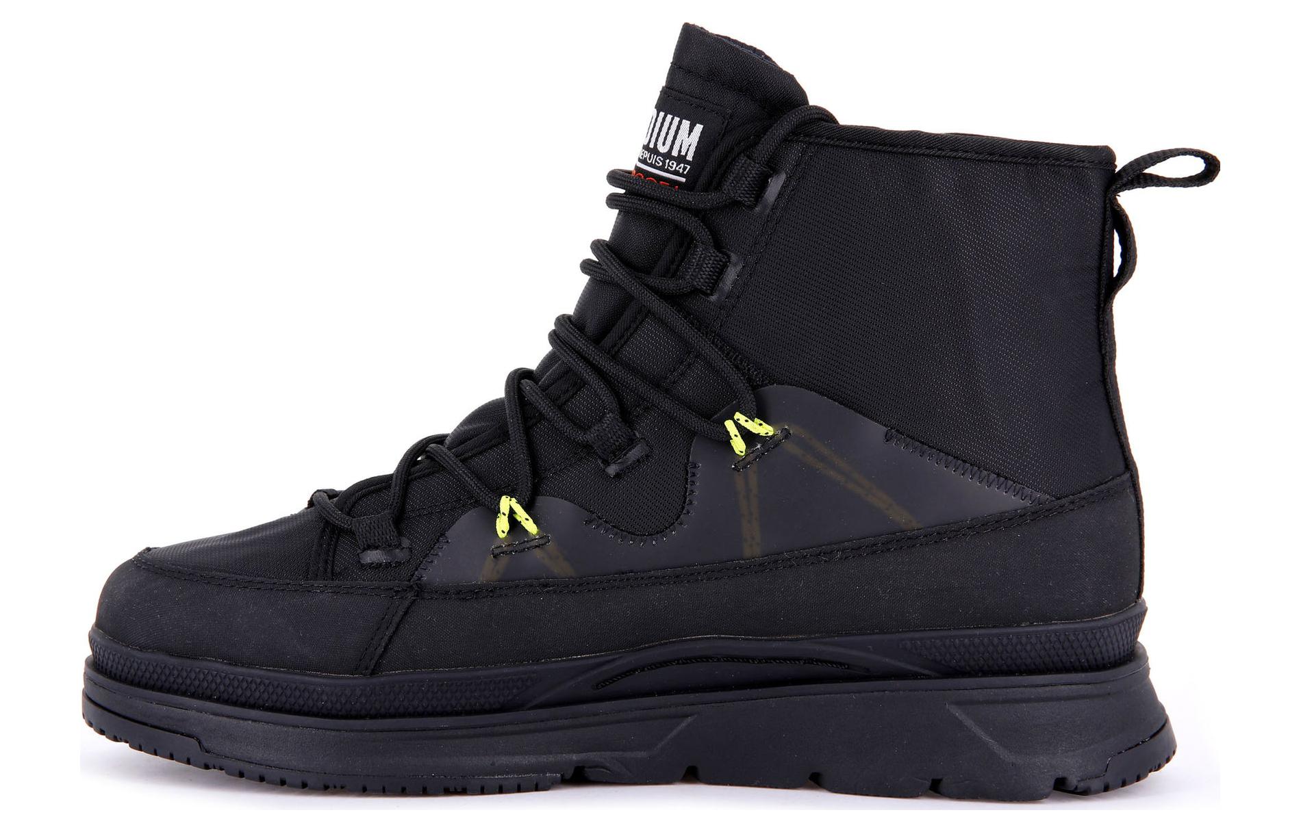 Palladium Canvas Low 'Black Waterproof'