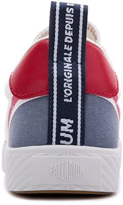 Palladium Canvas Low 'Simple White Blue' 76644-976-M Purchase Palladium Canvas Low 'Simple White Blue' 76644-976-M