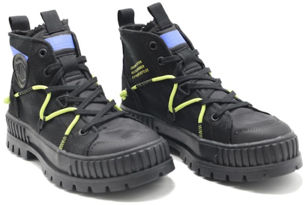 Palladium Canvas Mid-Top 'Black Shock-Resistant' 78616-008-M Lookbook Palladium Canvas Mid-Top 'Black Shock-Resistant' 78616-008-M