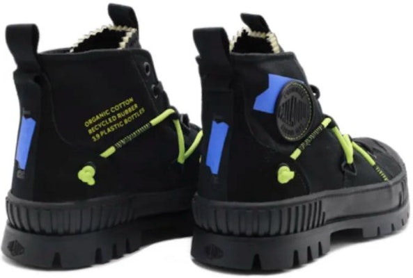 Palladium Canvas Mid-Top 'Black Shock-Resistant' 78616-008-M Shop Palladium Canvas Mid-Top 'Black Shock-Resistant' 78616-008-M