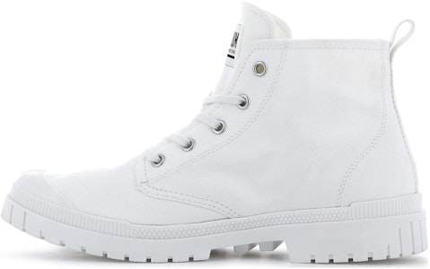 팔라디움 캔버스 미드탑 '브리더블 화이트' 75970-243-M Buy 팔라디움 캔버스 미드탑 '브리더블 화이트' 75970-243-M