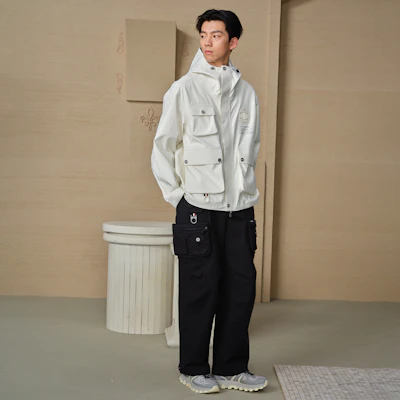 PALLADIUM Casual Oversized Hooded Drop Shoulder Jacket Unisex 109663 1