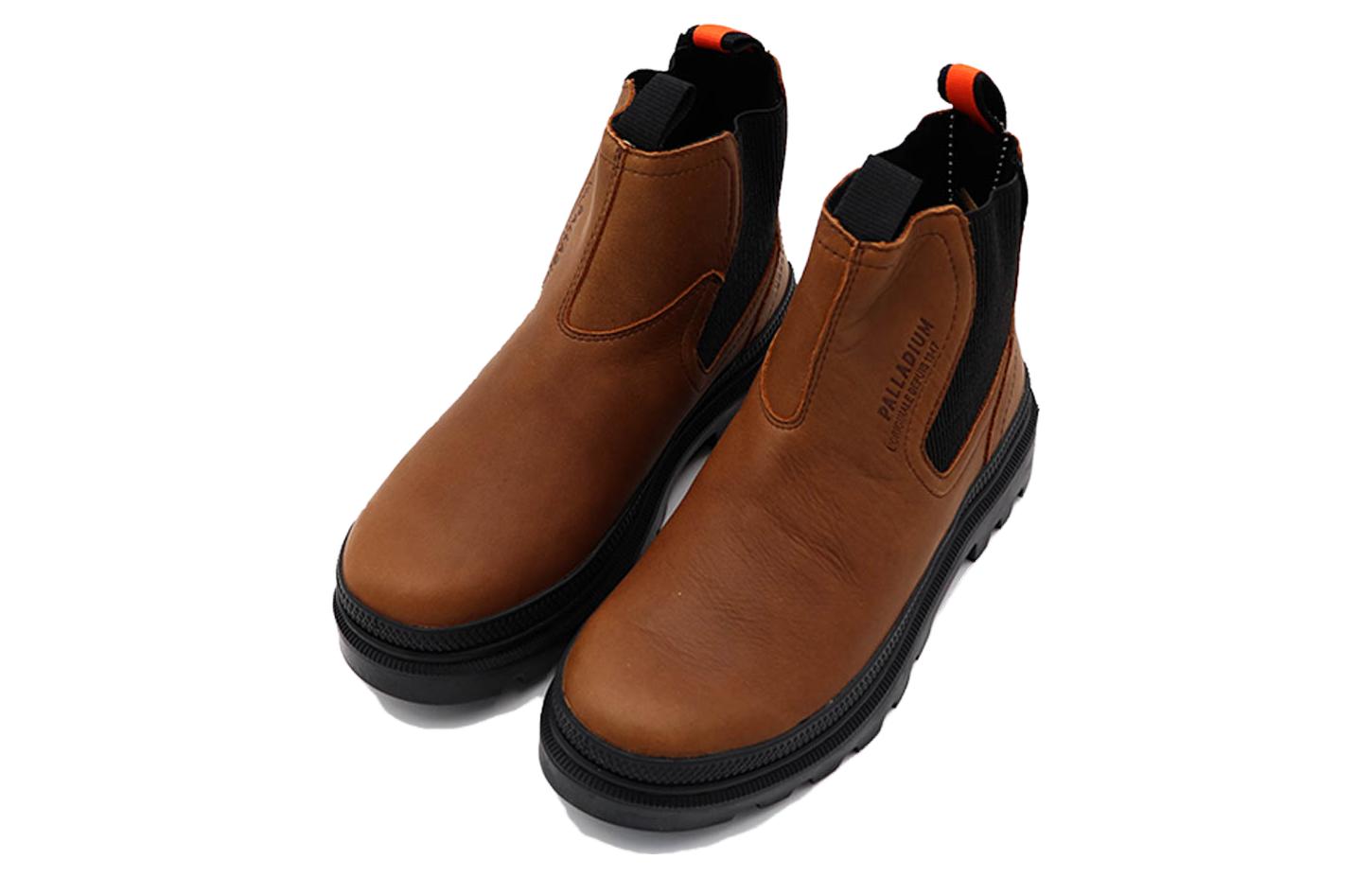 Order 팔라디움 첼시 부츠 '편안한 다용도 브라운' 77197-214-M