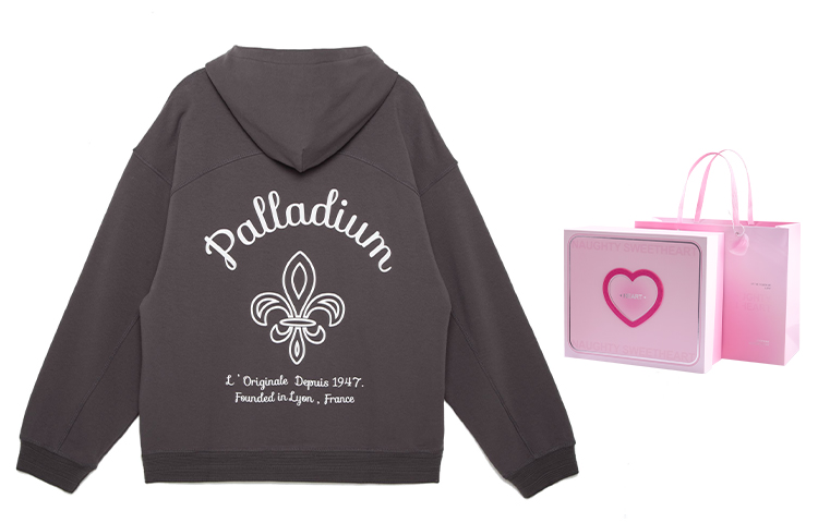 PALLADIUM Classic Iris Flower Loose Fit Hoodie Unisex 107776-004