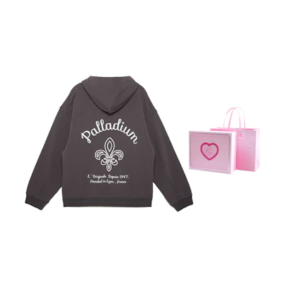 PALLADIUM Classic Iris Flower Loose Fit Hoodie Unisex 107776-004
