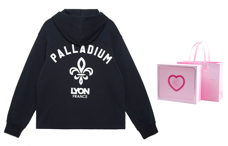 PALLADIUM Classic Logo Floral Print Oversized Hoodie Unisex 109067