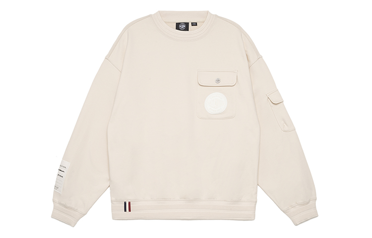 PALLADIUM Classic Logo Iris Crewneck Sweatshirt Unisex - Dove Gray 108853