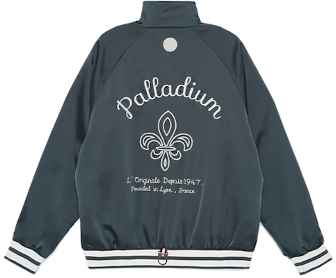 PALLADIUM Jaket Bomber Unisex Kelabu Urban Logo Klasik Jacquard Iris Collar 108916 Buy PALLADIUM Jaket Bomber Unisex Kelabu Urban Logo Klasik Jacquard Iris Collar 108916