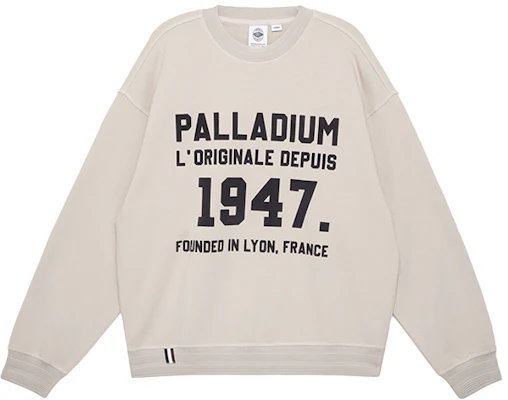 PALLADIUM 字母印花灰色圆领卫衣 107777-019 Buy PALLADIUM 字母印花灰色圆领卫衣 107777-019