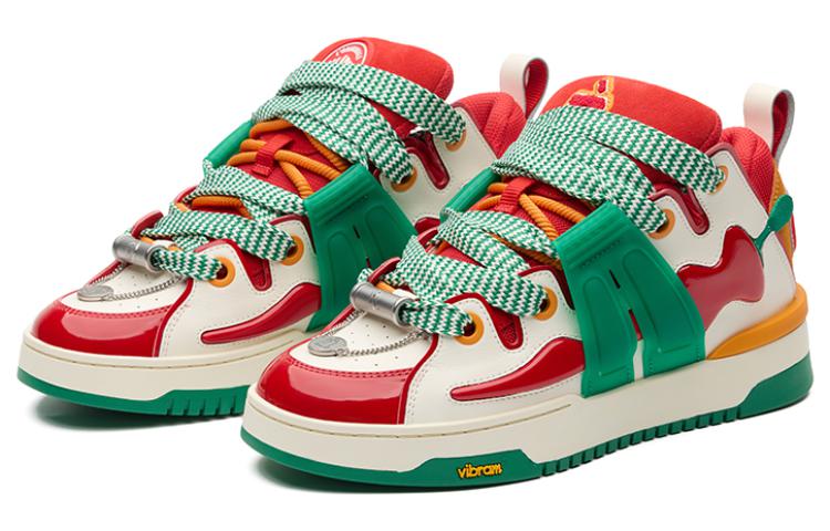 Order D.Desirable x Palladium 辣椒鞋 潮流舒適 防滑耐磨 低幫 板鞋 男款 紅白