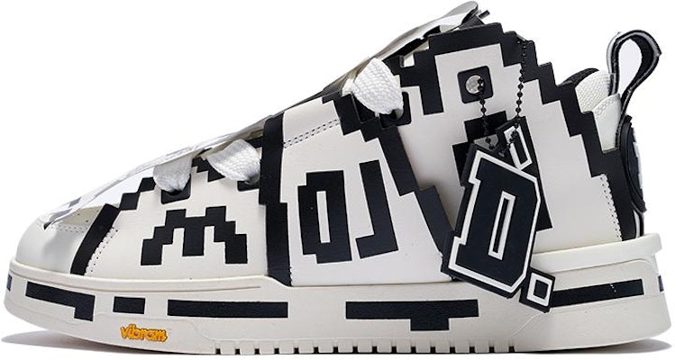 D.Desirable x Palladium 時尚 休閒 復古 像素鞋 防滑耐磨 低筒 滑板鞋 男款 白黑 Buy D.Desirable x Palladium 時尚 休閒 復古 像素鞋 防滑耐磨 低筒 滑板鞋 男款 白黑