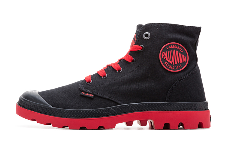 Palladium DUO CHROME High-Top Canvas 'Black' 73151-079-M