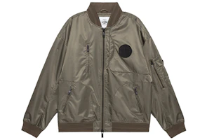 PALLADIUM Heritage Letter Print Baseball Jacket for Men in Tea Green 107736-367 PALLADIUM Heritage Letter Print Baseball Jacket for Men in Tea Green 107736-367