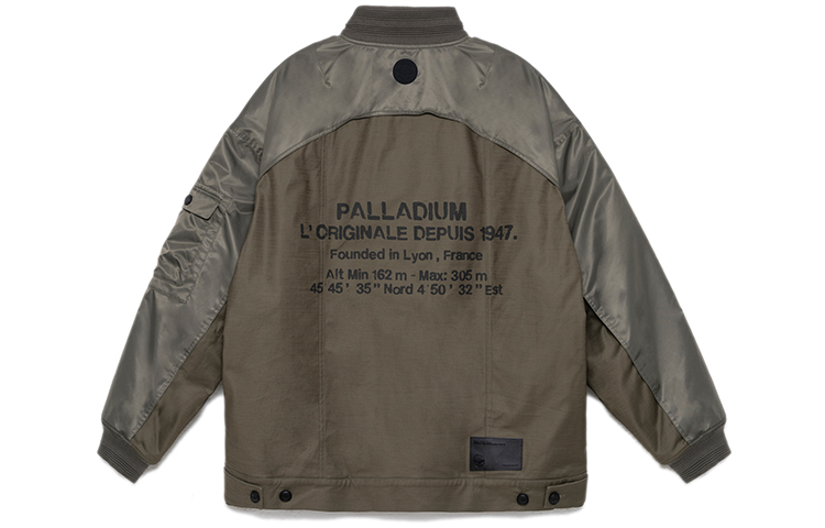 PALLADIUM Heritage Olive Green Printed Padded Jacket 107734-367