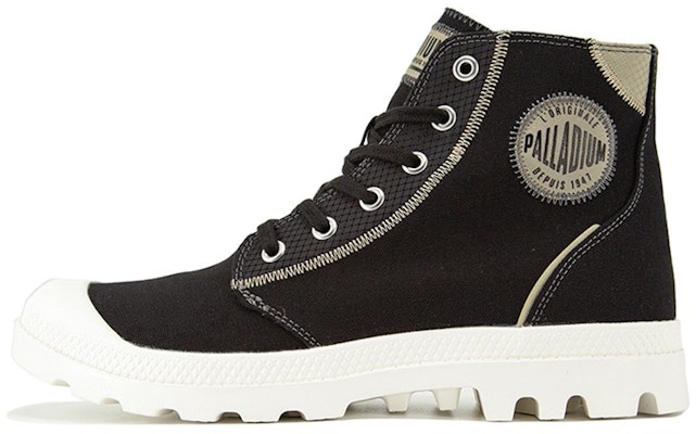 Palladium High-Top Canvas 'Black Patchwork' 77799-008-M Buy Palladium High-Top Canvas 'Black Patchwork' 77799-008-M