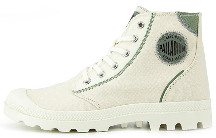 Palladium High-Top Canvas 'Light White Patchwork' 77799-187-M