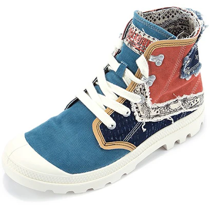 Zapatilla Alta de Lona Palladium 'Mecca Orange' 77306-972-M Order Zapatilla Alta de Lona Palladium 'Mecca Orange' 77306-972-M