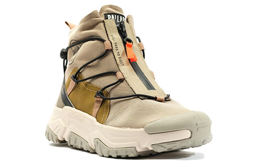 Lookbook Palladium Kasut Tinggi Luar 'Khaki' 77169-297-M