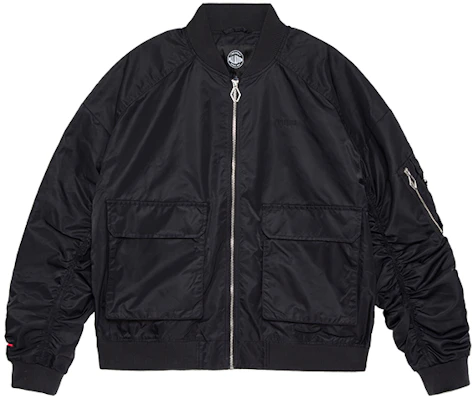 PALLADIUM ICONICS 黑色男女同款拉鍊棒球領寬鬆版型外套 177519-008 Buy PALLADIUM ICONICS 黑色男女同款拉鍊棒球領寬鬆版型外套 177519-008