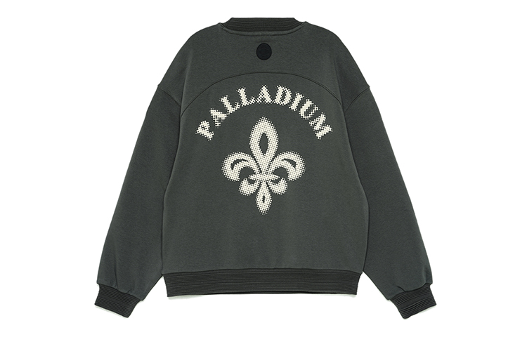 PALLADIUM Iris Embroidered Oversized Hoodie Unisex Black Raven 109201-004
