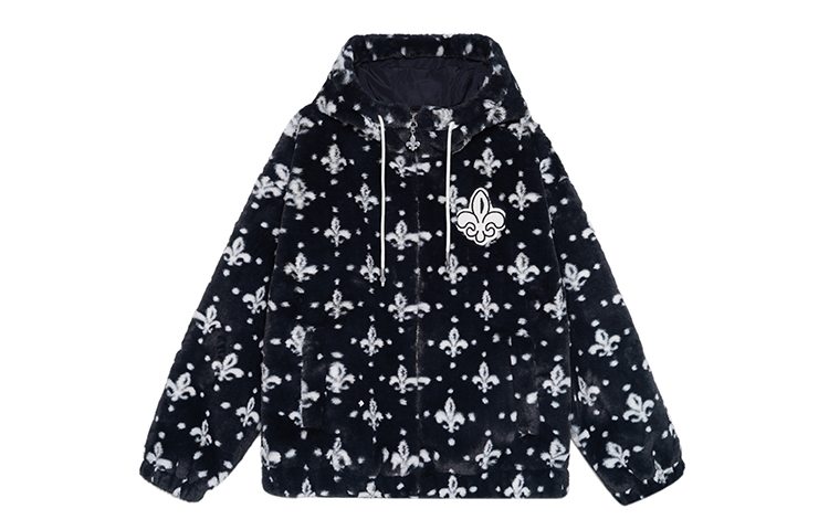 PALLADIUM Iris Print Oversized Casual Long Sleeve Jacket Unisex 108862