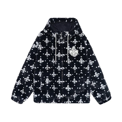 PALLADIUM Iris Print Oversized Casual Long Sleeve Jacket Unisex 108862
