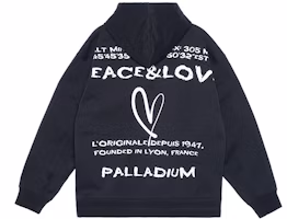 PALLADIUM Letter Print Unisex Sweatshirt - Lead Black Trendy Design 108889-032 PALLADIUM Letter Print Unisex Sweatshirt - Lead Black Trendy Design 108889-032
