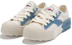 Order Palladium Seri Maple Terang Platform Kanvas Retro 'Biru Putih' 08666-437-M