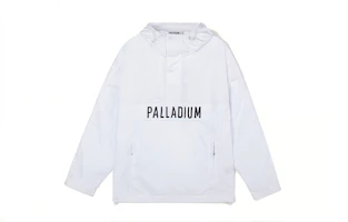 PALLADIUM Lightweight Half-Zip Hoodie Jacket White Wall Color 106676-101 PALLADIUM Lightweight Half-Zip Hoodie Jacket White Wall Color 106676-101