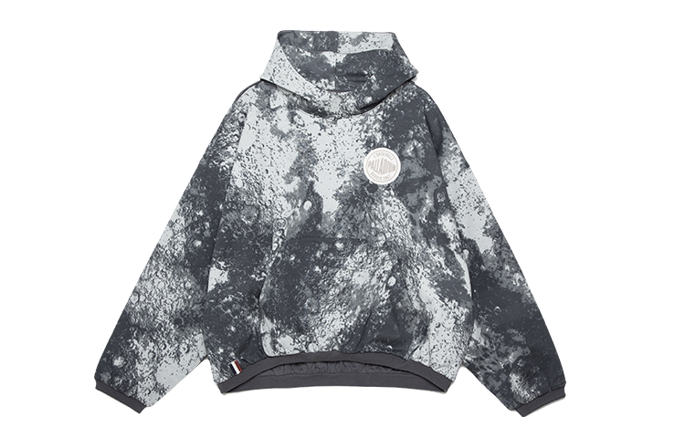 PALLADIUM Lunar Print Oversized Hoodie Unisex - Moon Surface Design 108886-991