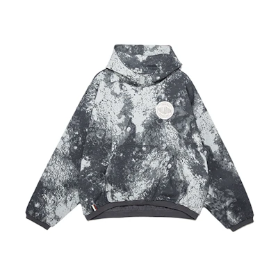 PALLADIUM Lunar Print Oversized Hoodie Unisex - Moon Surface Design 108886-991