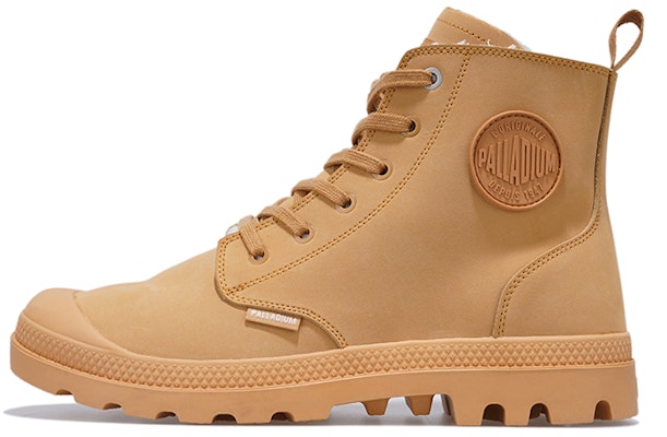 Palladium Mid-Top Comfort-Lined Boots 'Wheat Yellow' 09217-717-M Buy Palladium Mid-Top Comfort-Lined Boots 'Wheat Yellow' 09217-717-M
