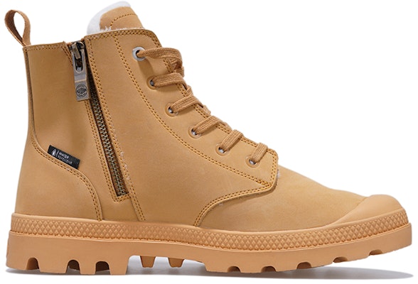 Palladium Mid-Top Comfort-Lined Boots 'Wheat Yellow' 09217-717-M Order Palladium Mid-Top Comfort-Lined Boots 'Wheat Yellow' 09217-717-M