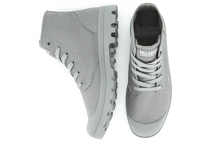 Shop Palladium Mono Chrome 'Flannel Grey' Abu-abu Flanel 73089-071-M