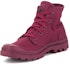 Lookbook Palladium Mono Chrome High-Top Canvas Sneaker 'Red' 73089-650-M
