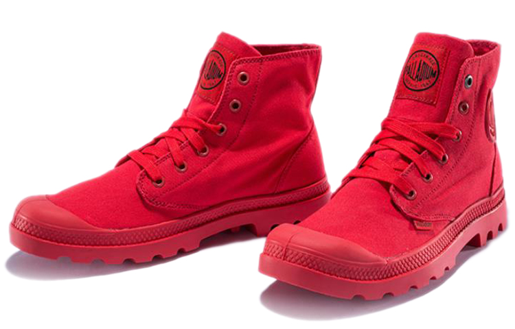 Lookbook Palladium 单色高帮"红色" 73089-600-M