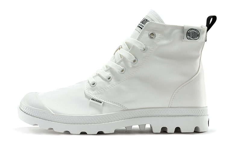 Palladium Mono Chrome III 'White Canvas High-Top' 77077-116-M