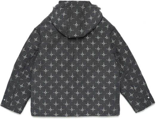 Palladium Monogram印花紫羅蘭羽絨連帽長外套(男女適用)。 108858 1