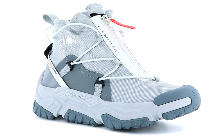 Lookbook Palladium Off-Grid 高帮拉链运动靴 '白灰' 77169-069-M