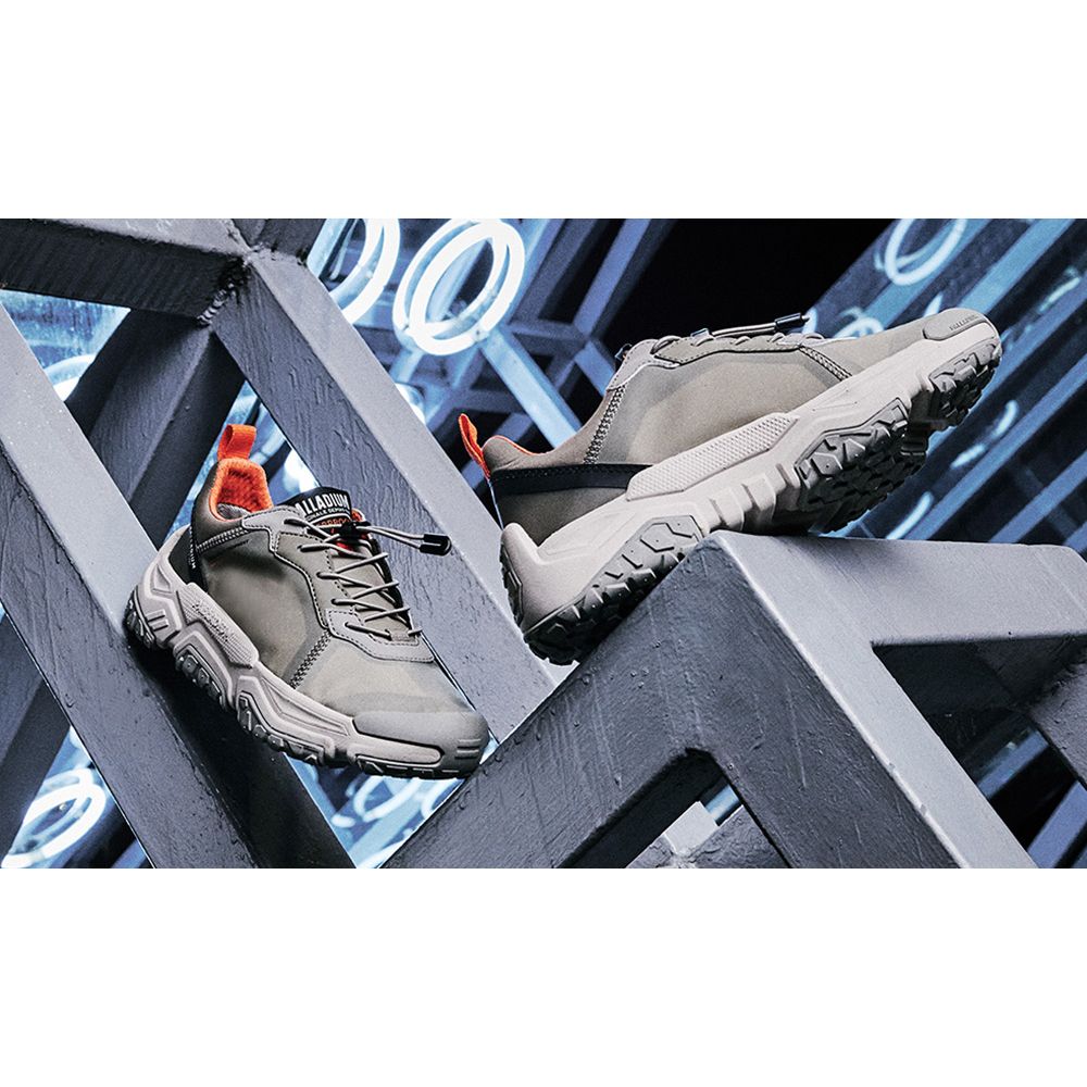 Palladium OFF-GRID LO WP+ Low-Top Waterproof Shoes Desert Gray 77332297