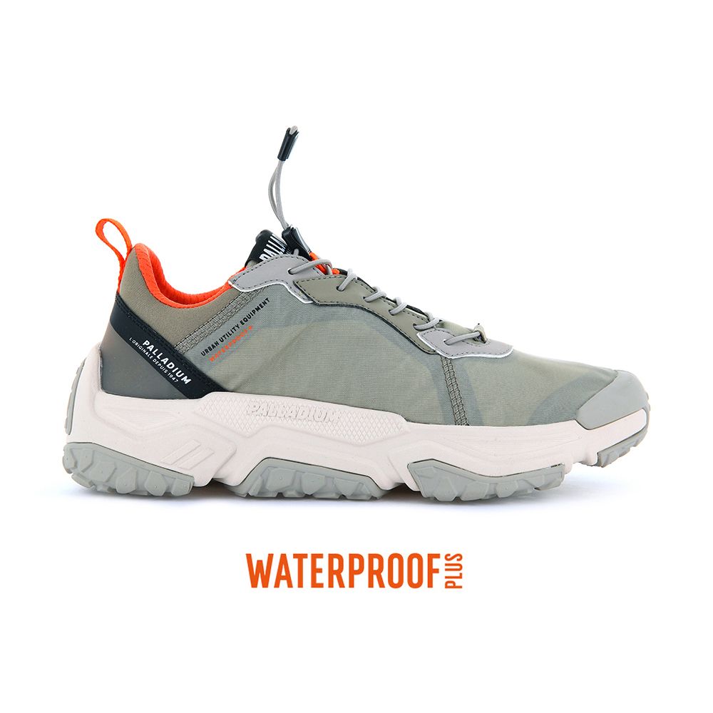 Order Palladium OFF-GRID LO WP+ Low-Top Waterproof Shoes Desert Gray 77332297