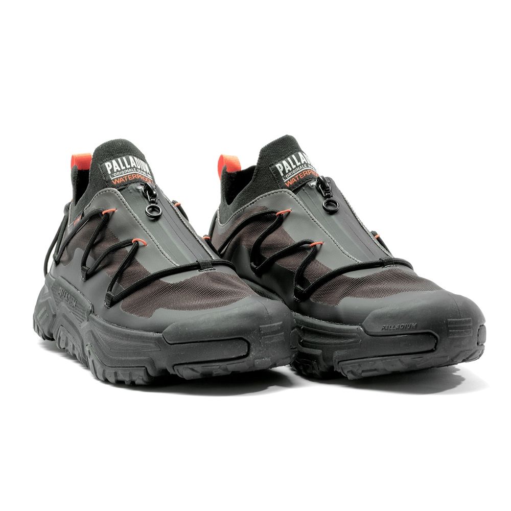 Details for Palladium Off-Grid Lo Zip WP+ Hitam/Hitam Kasut Kasual Hitam 79112001