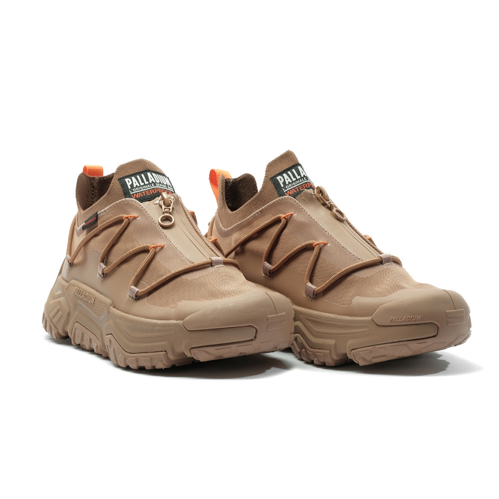 Details for パラディウム オフグリッド Lo Zip WP+ ヌードブラウン カジュアルシューズ ブラウン 79112254