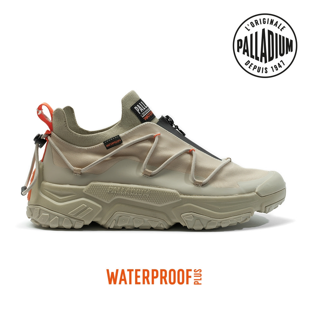 Shop Palladium OFF-GRID LO ZIP WP+ Safari Beige Zapatos Casual Hombre/Mujer Crema Té 79112215
