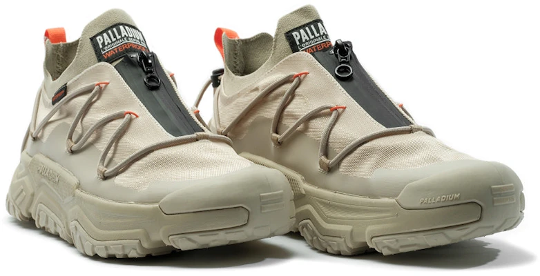 Palladium OFF-GRID LO ZIP WP+ Safari Beige Zapatos Casual Hombre/Mujer Crema Té 79112215 1