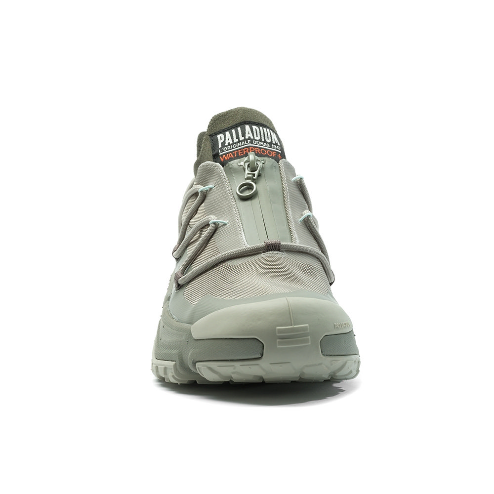 Lookbook Palladium OFF-GRID LO ZIP WP+ Zapatos Casual Gris Verde Vetiver 79112339