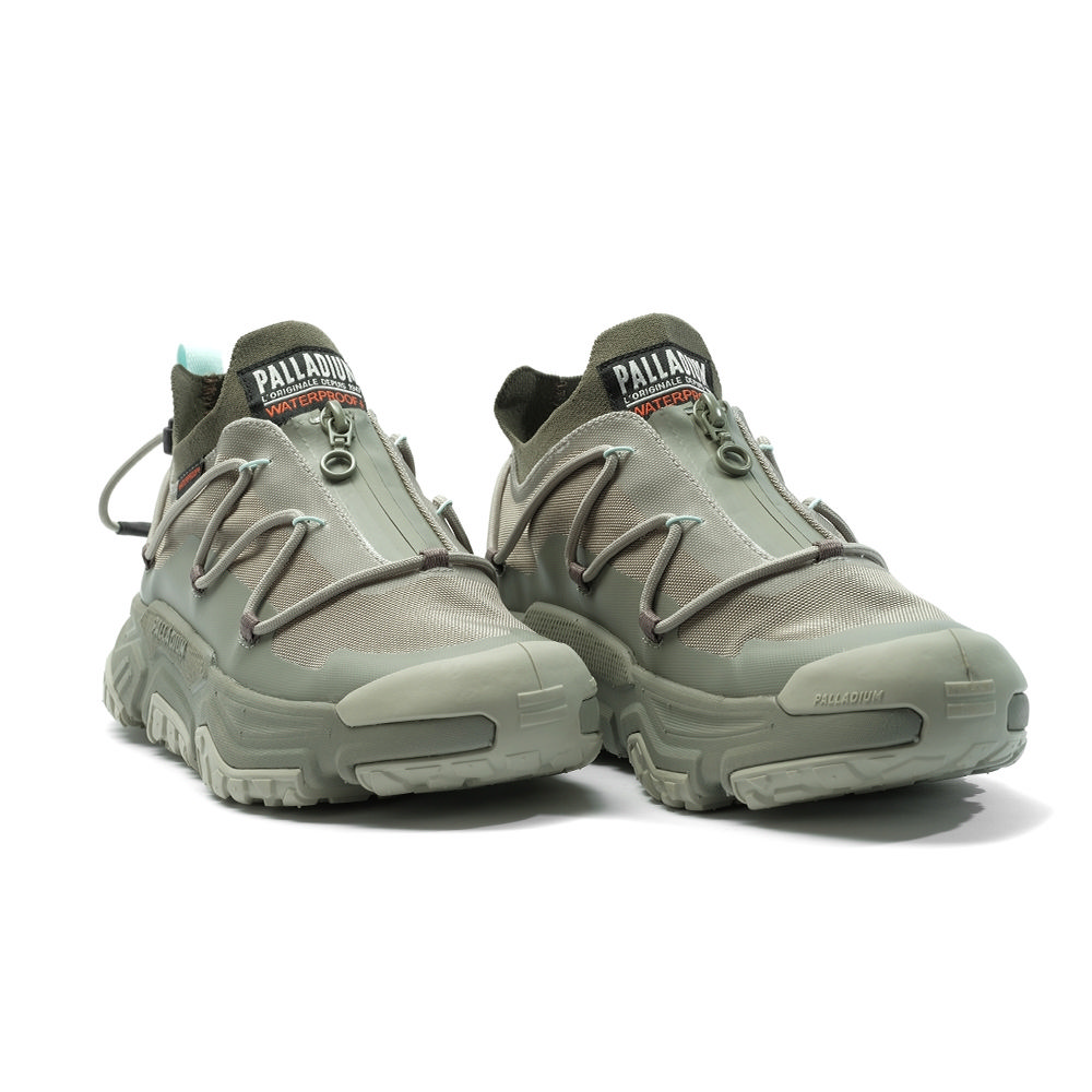 Details for Palladium OFF-GRID LO ZIP WP+ Zapatos Casual Gris Verde Vetiver 79112339